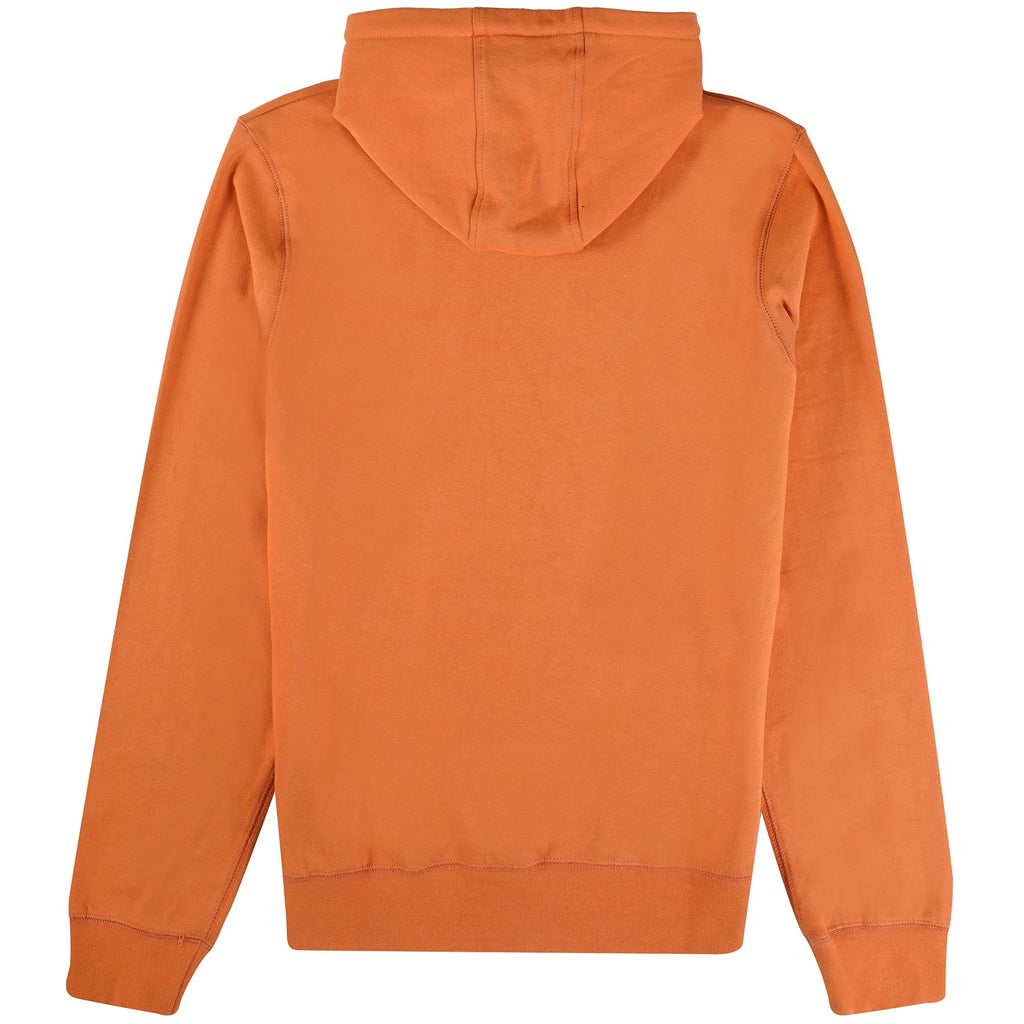 Aquascutum Small Logo Hoodie - Rust