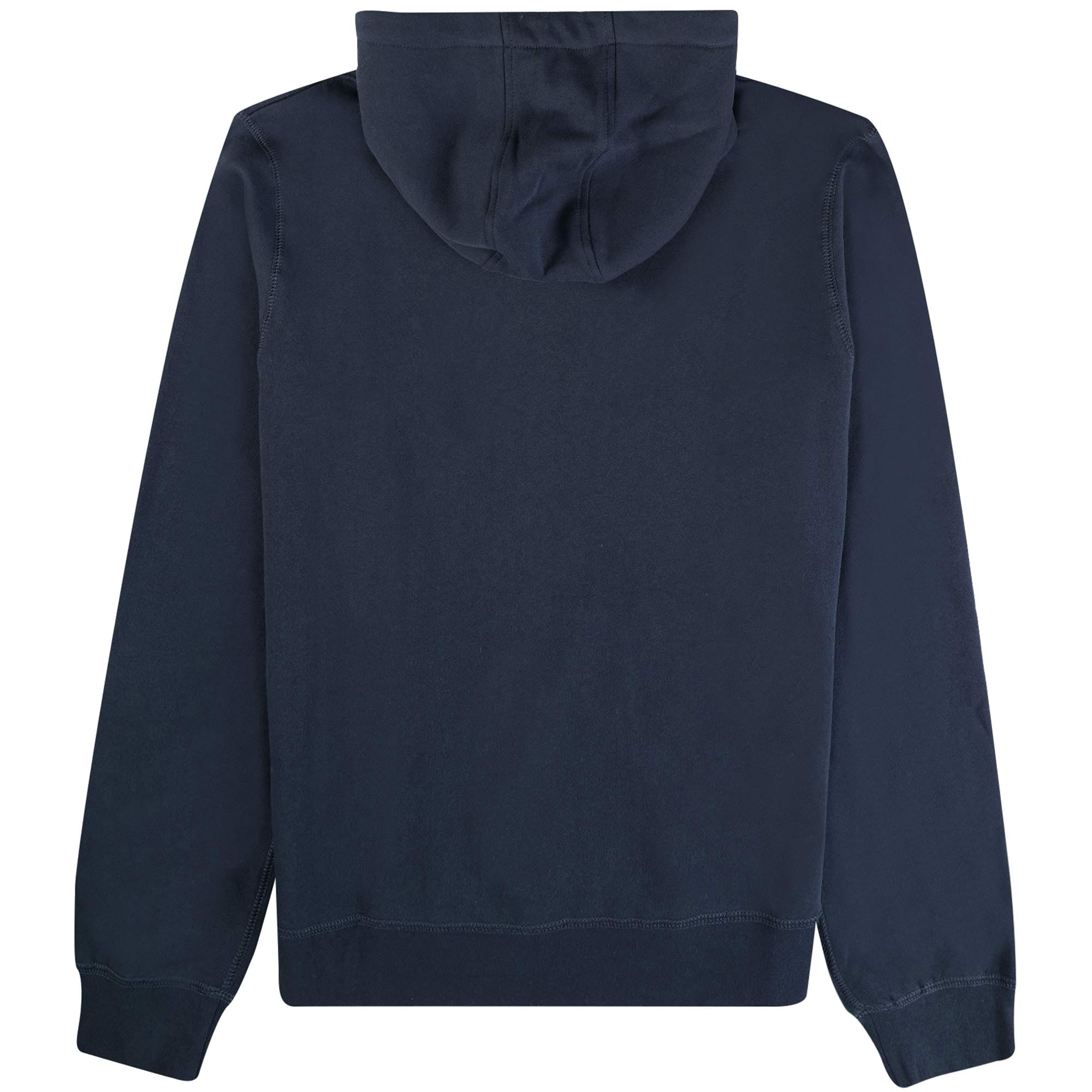 Aquascutum Small Logo Hoodie - Navy