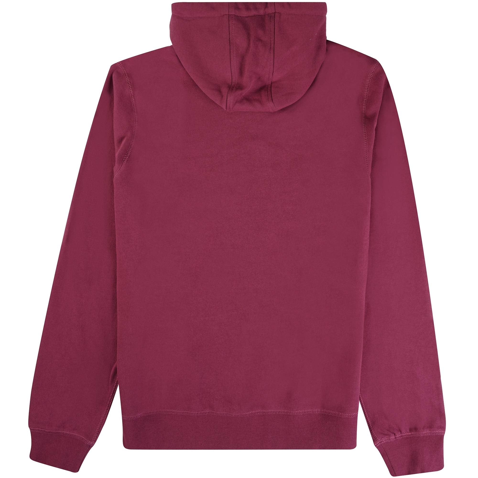 Aquascutum Large Logo Hoodie - Cordovan