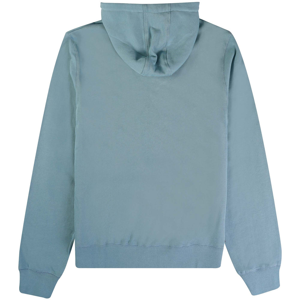 Aquascutum Large Logo Hoodie - Avio
