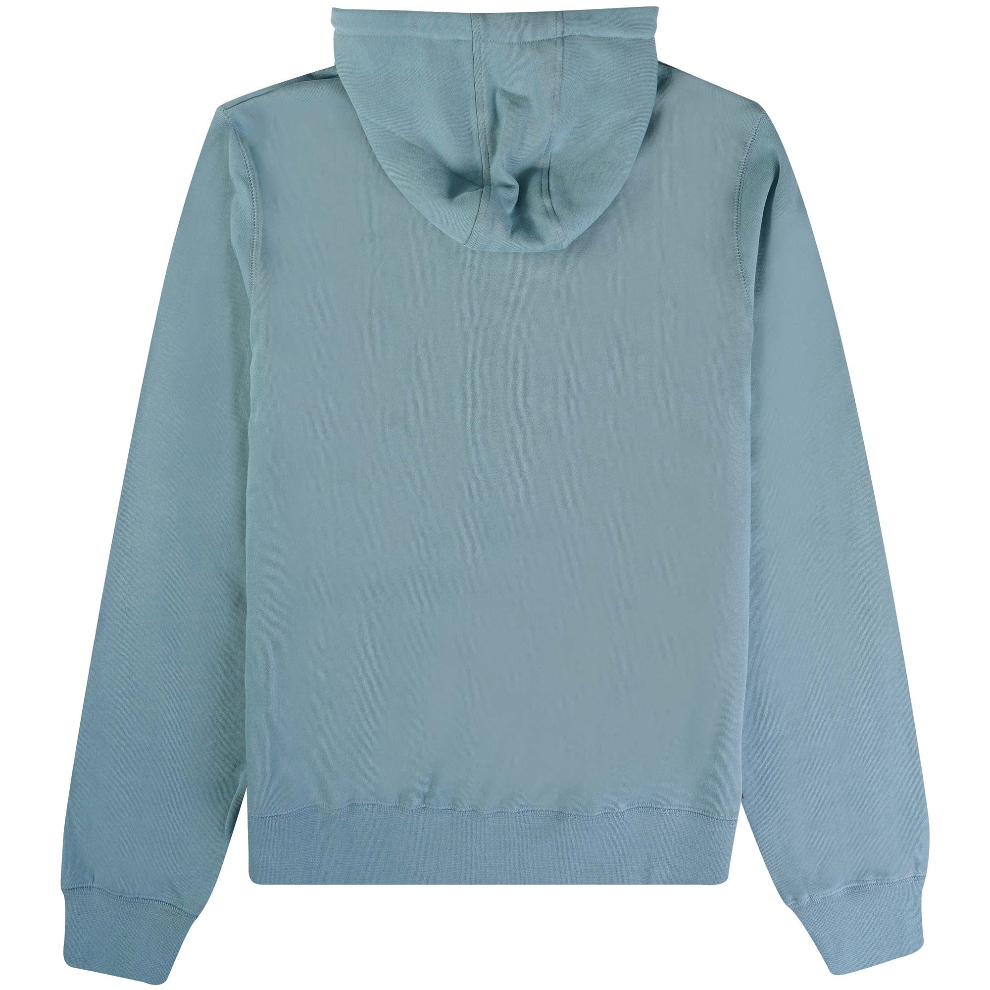 Aquascutum Large Logo Hoodie - Avio