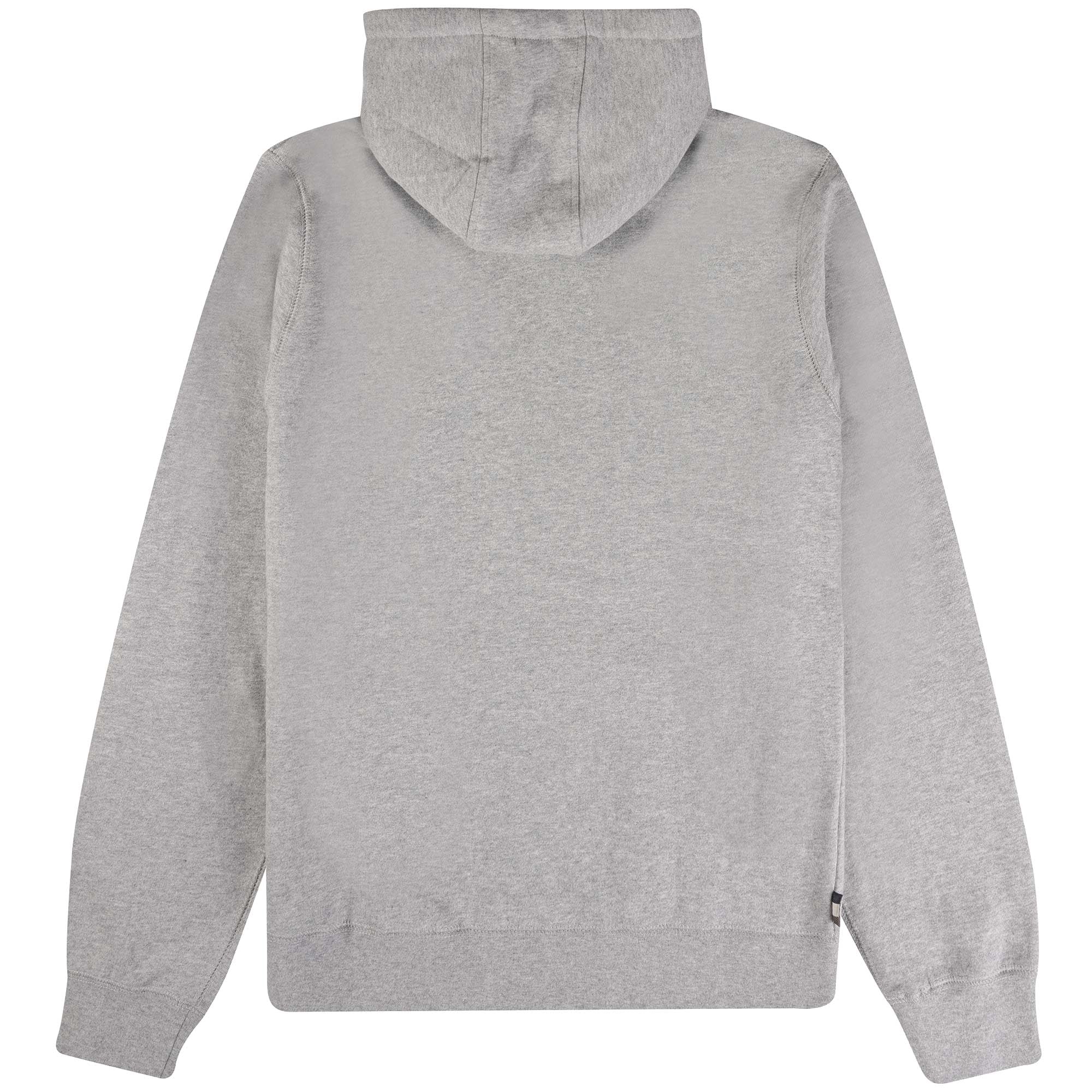 Aquascutum Large Logo Hoodie - Grey Mel