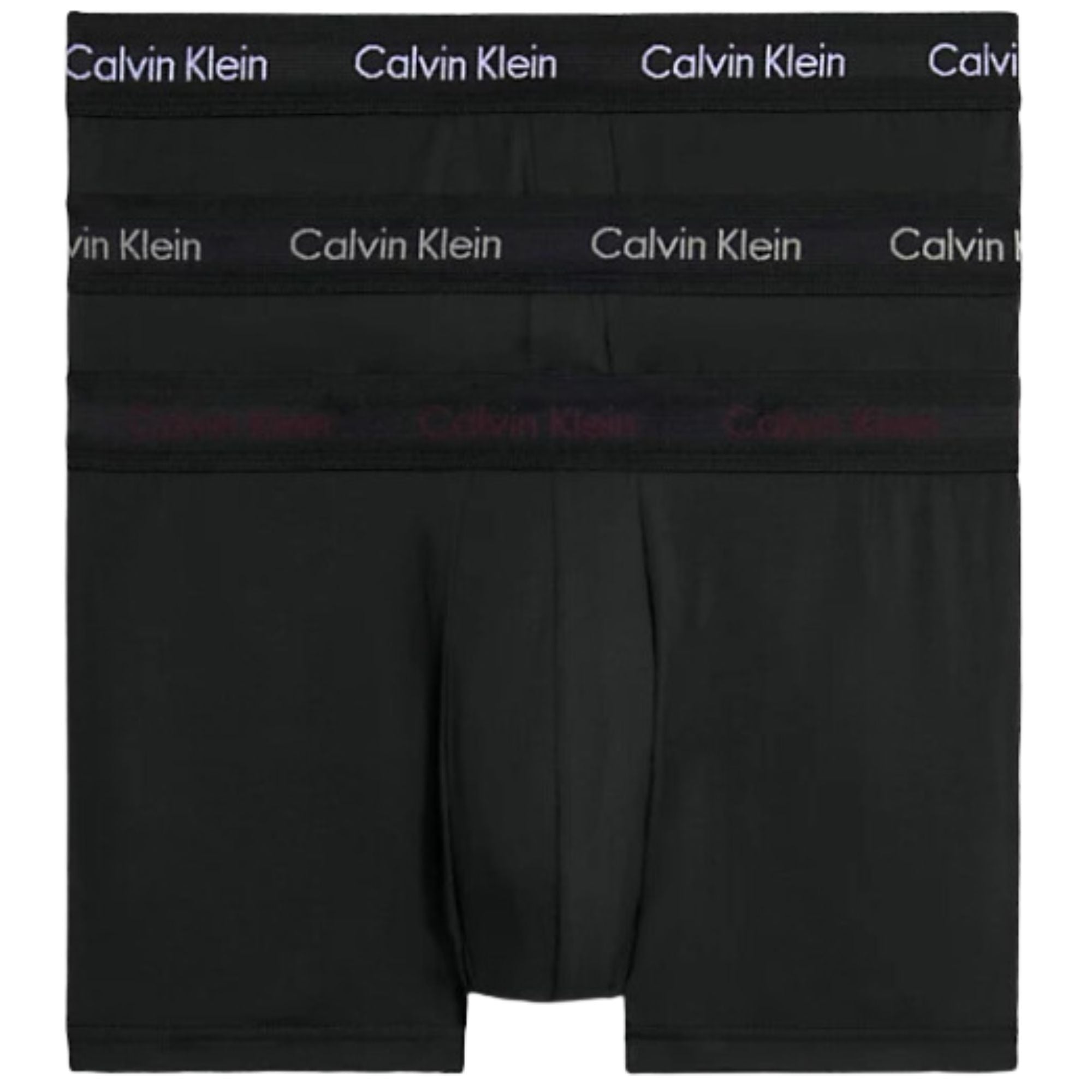 Calvin Klein 3 Pack Low Rise Trunks - Black