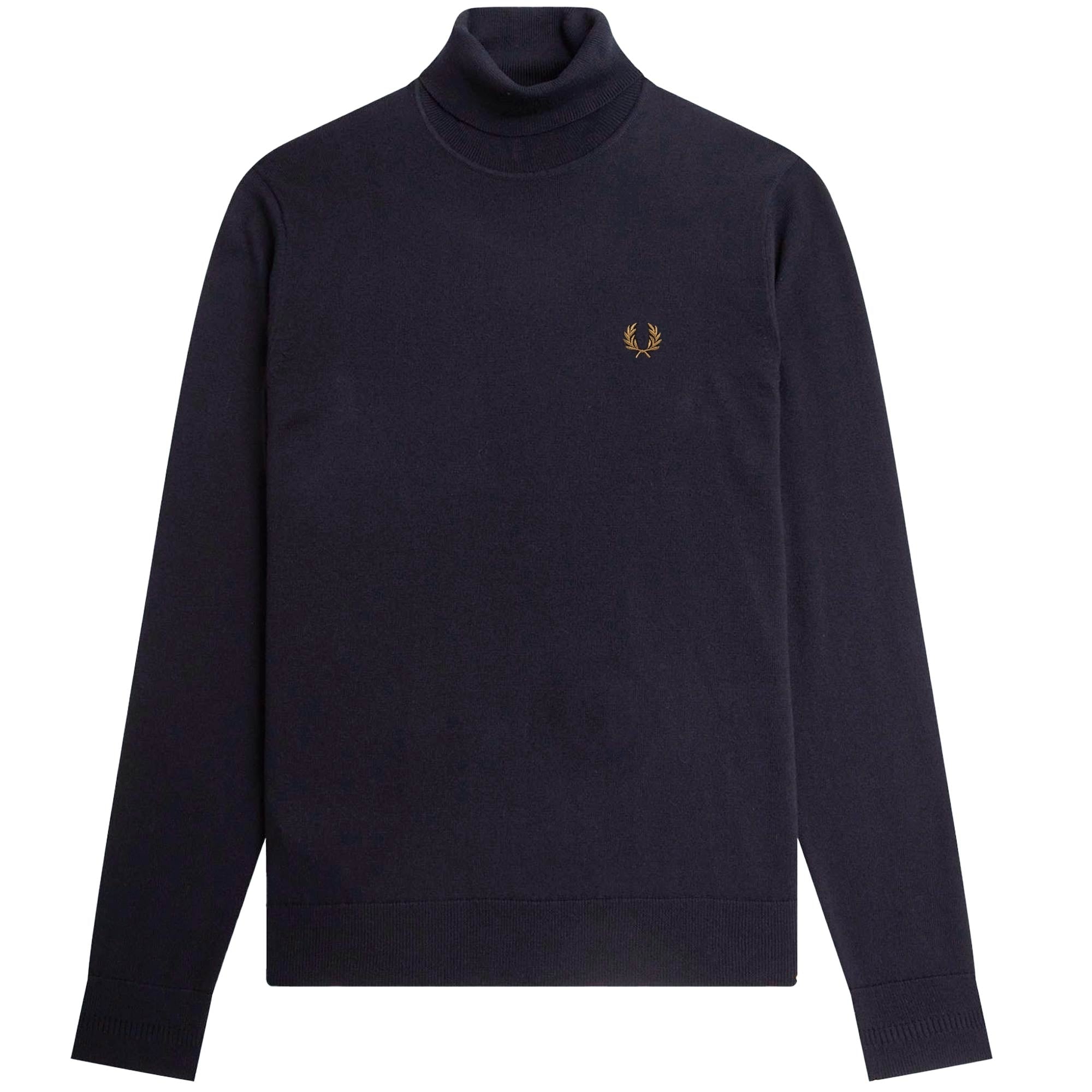 Fred Perry Roll Neck Jumper - Navy