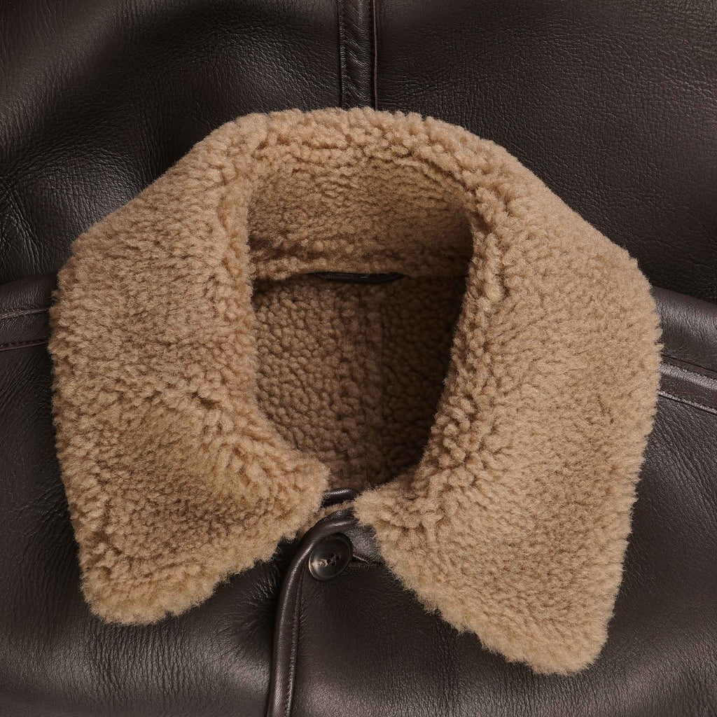 YMC Brainticket MK2 Leather Jacket - Brown