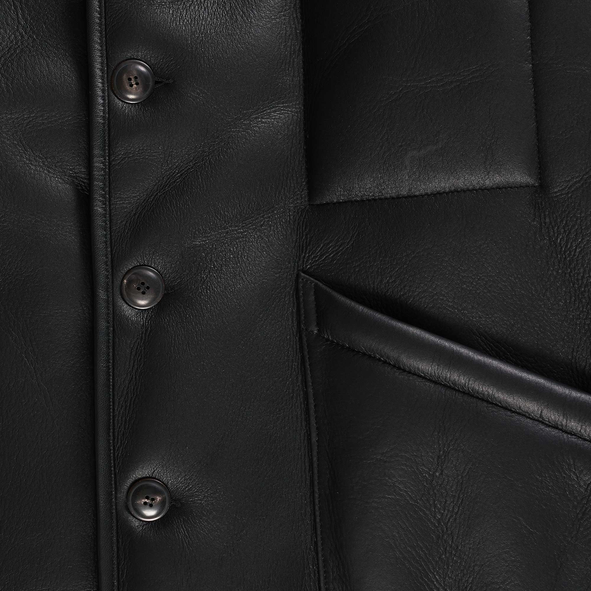 YMC Brainticket MK2 Leather Jacket - Black