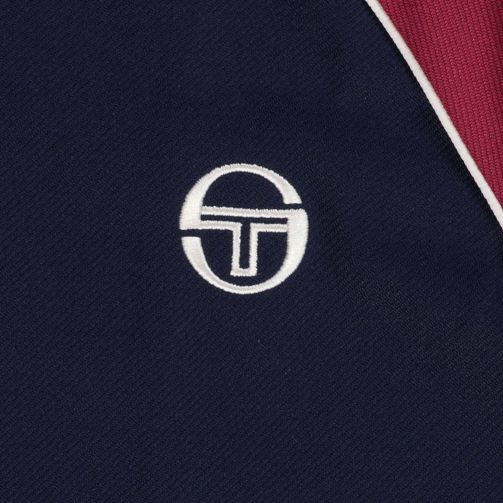 Sergio Tacchini New Ascot Track Top - Blue and Red