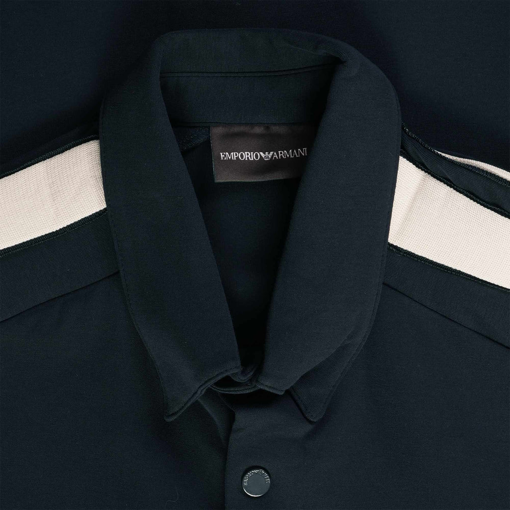 Emporio Armani Double Jersey Shirt - Blu Navy