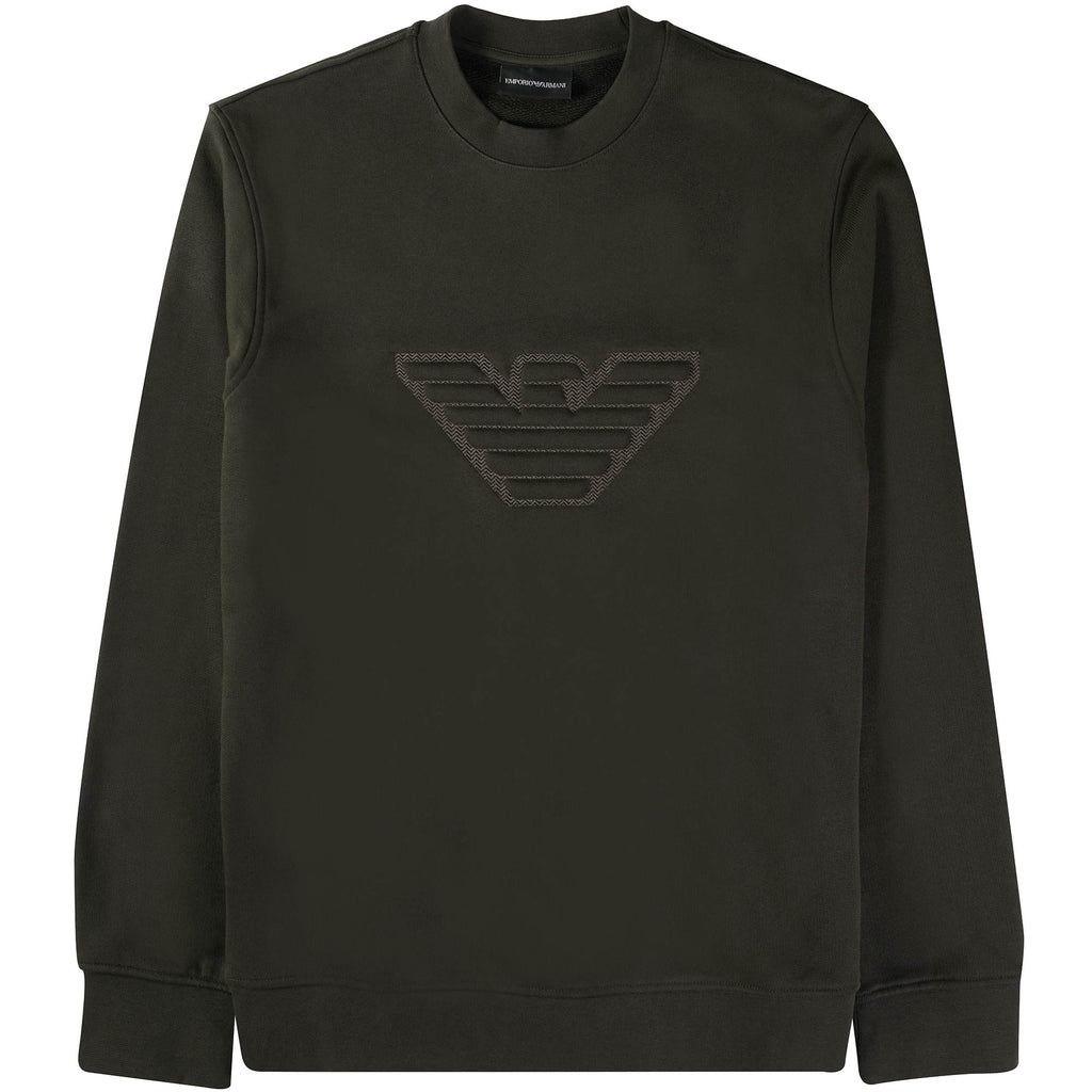 Emporio Armani Heavyweight Jersey Sweatshirt - Military