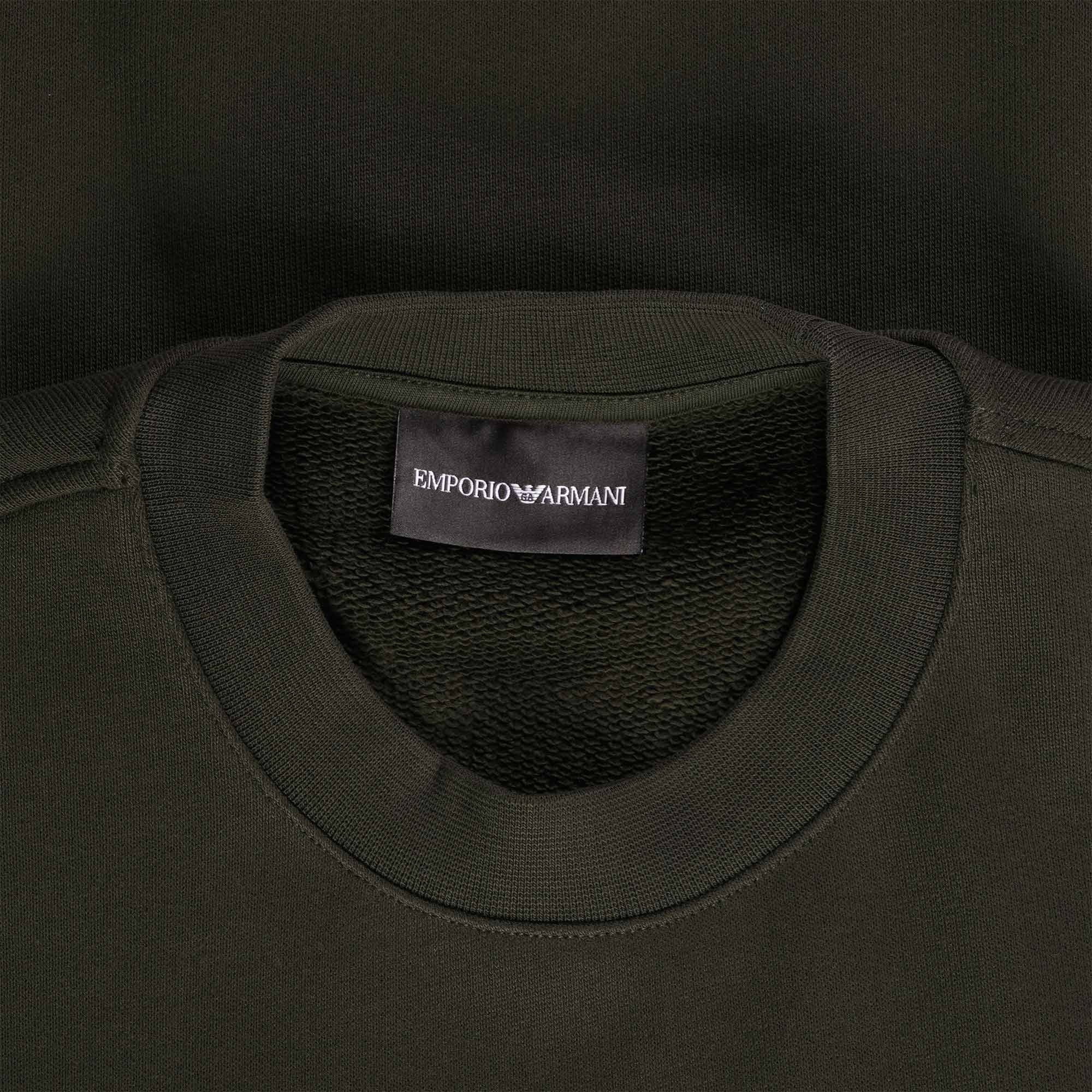 Emporio Armani Heavyweight Jersey Sweatshirt - Military