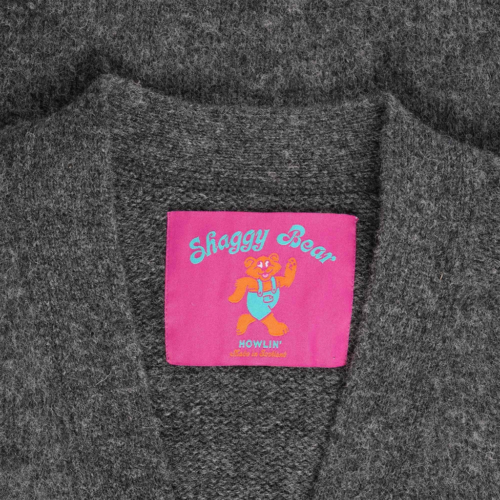 Howlin' Shaggy Bear Cardigan - Oxford