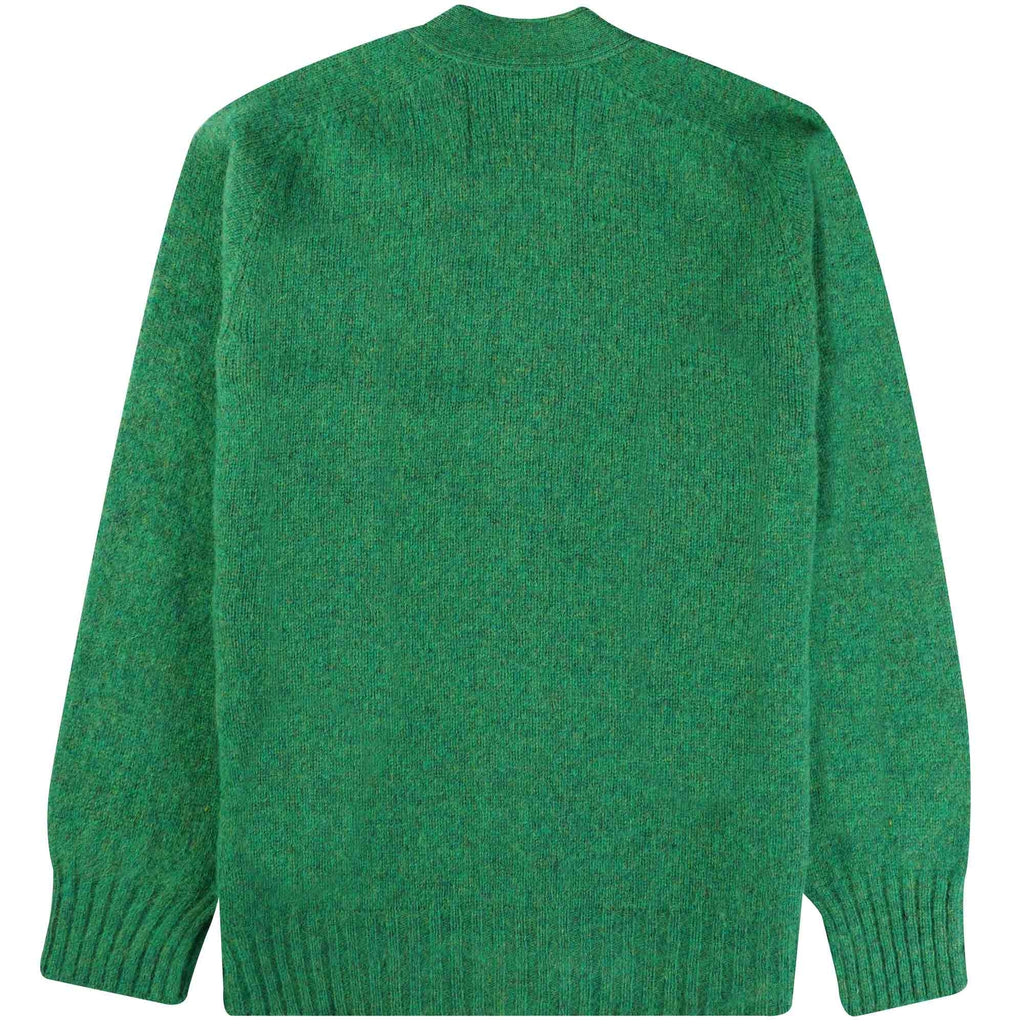 Howlin' Shaggy Bear Cardigan - Greenlover