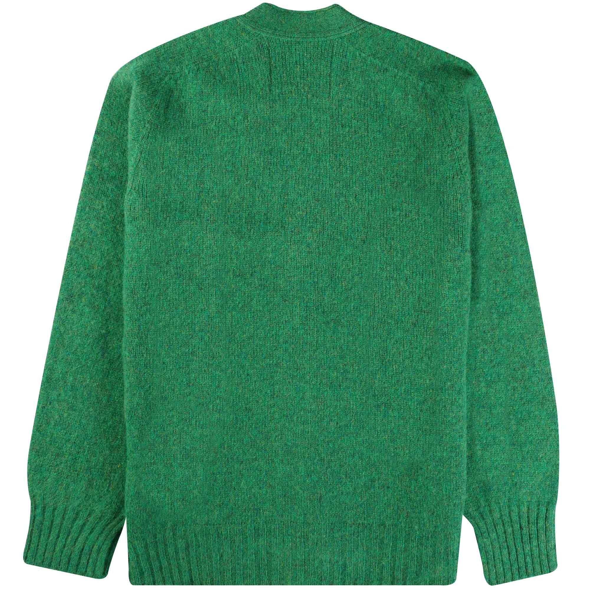 Howlin' Shaggy Bear Cardigan - Greenlover