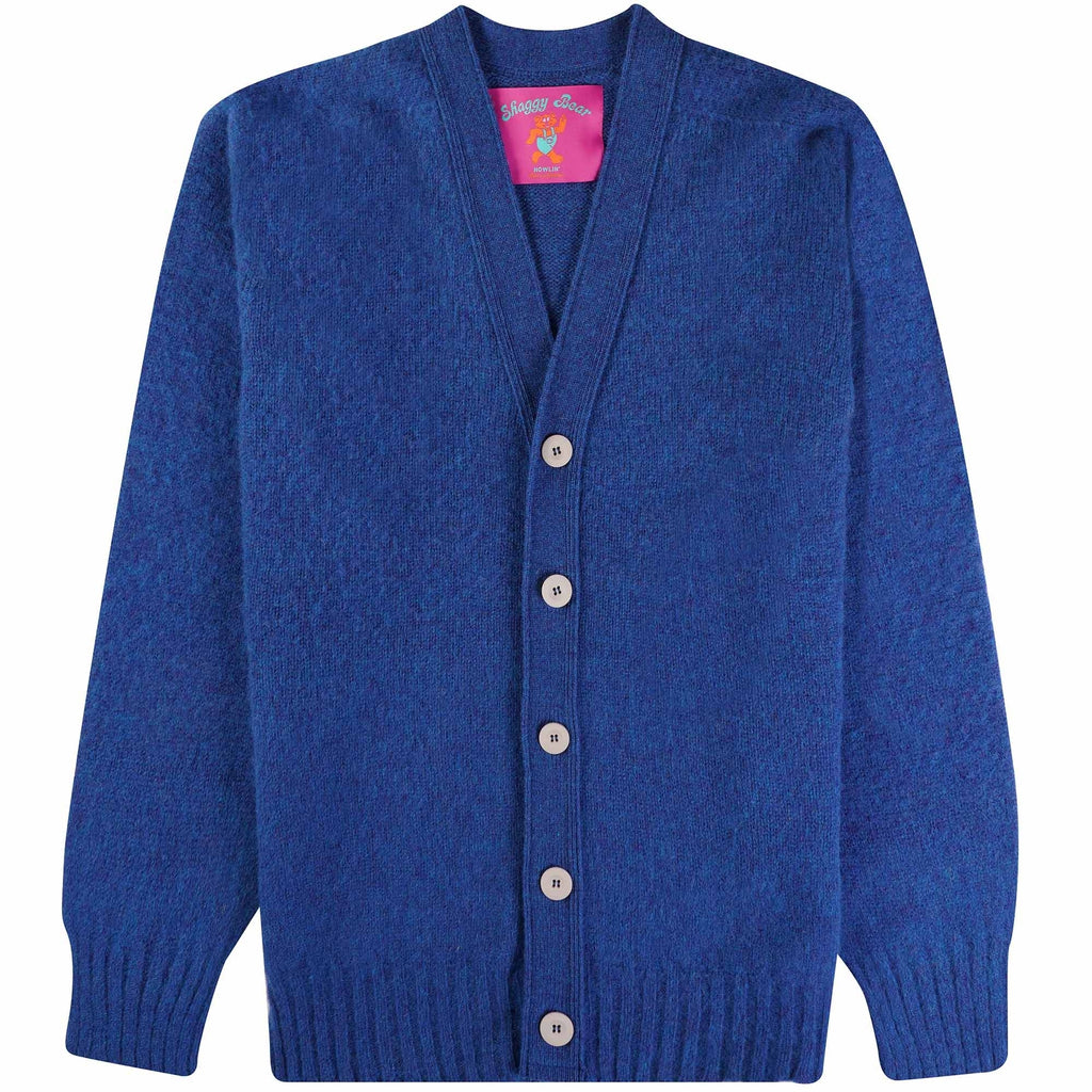 Howlin' Shaggy Bear Cardigan - Atlantis
