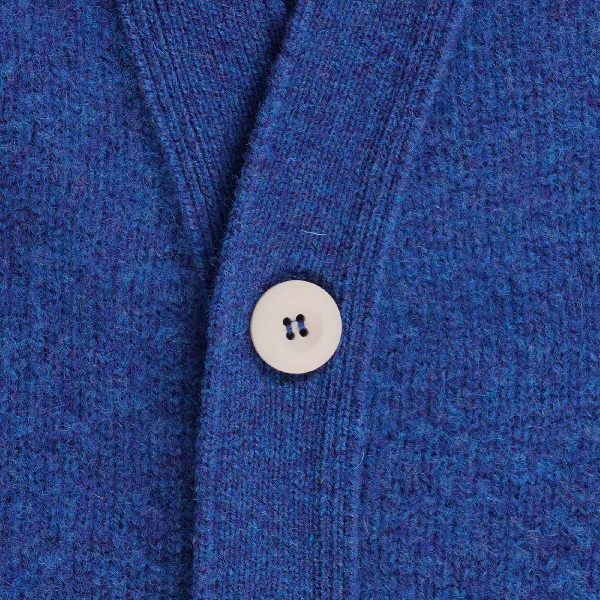 Howlin' Shaggy Bear Cardigan - Atlantis