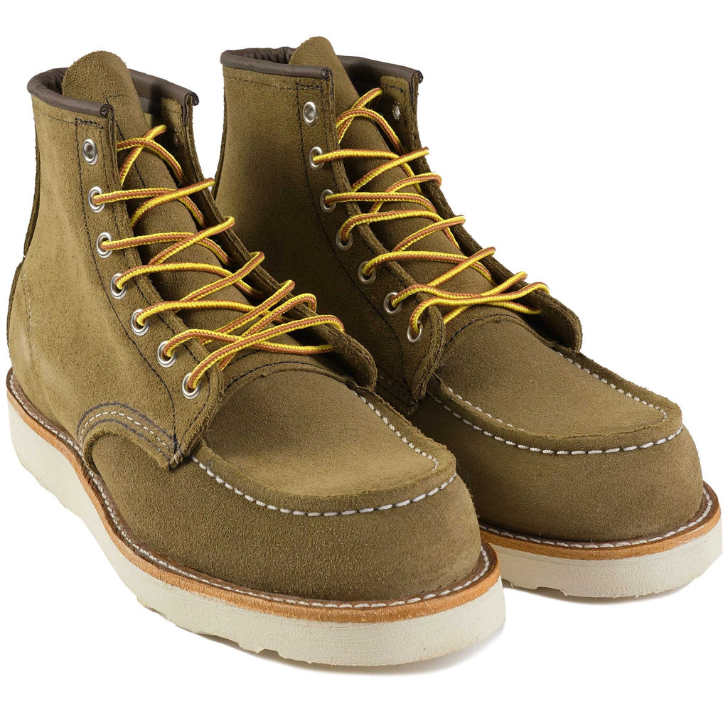 Red Wing Moc Toe Boot - Olive Mohave