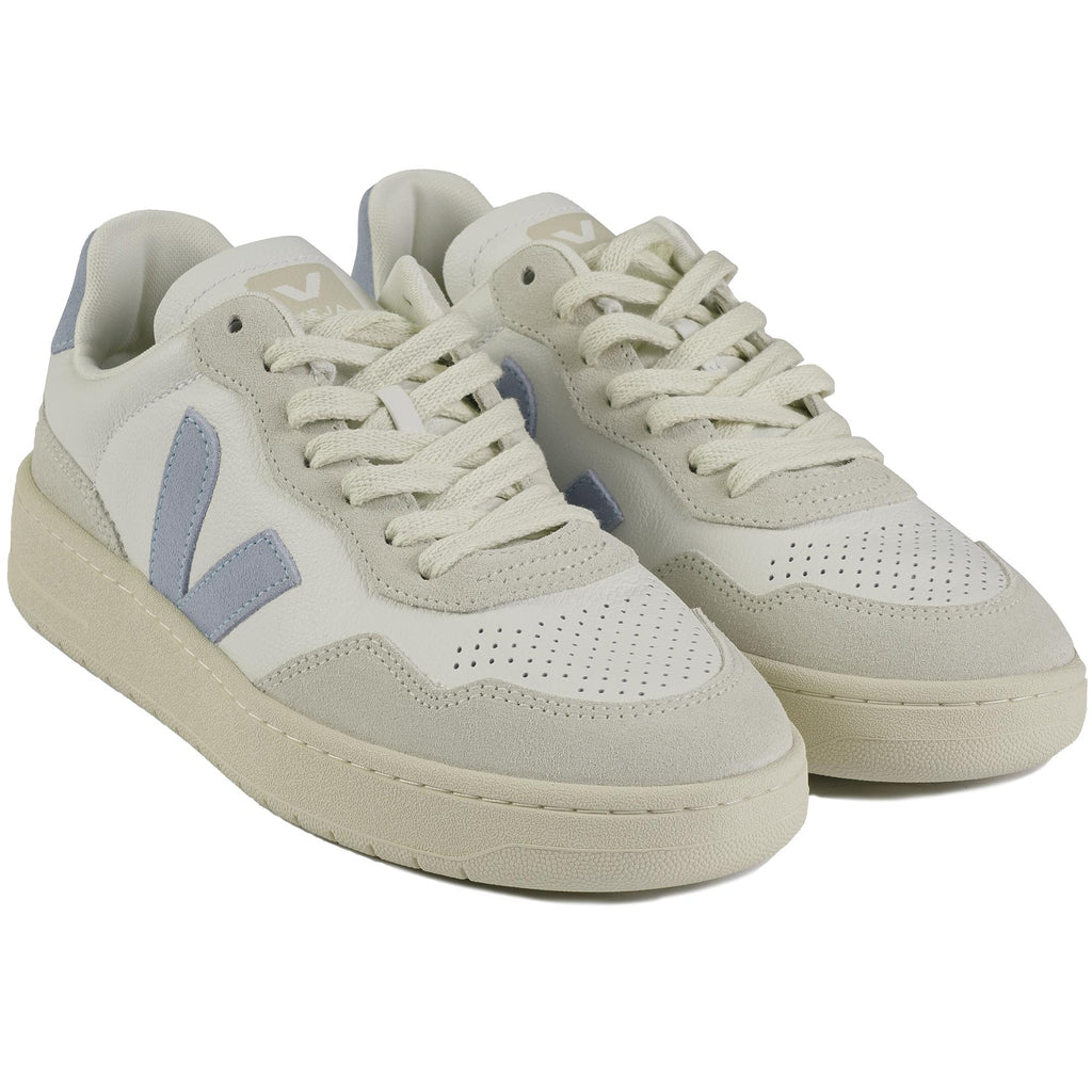 Veja Women's V-90 O.T Leather - Extra White Steel