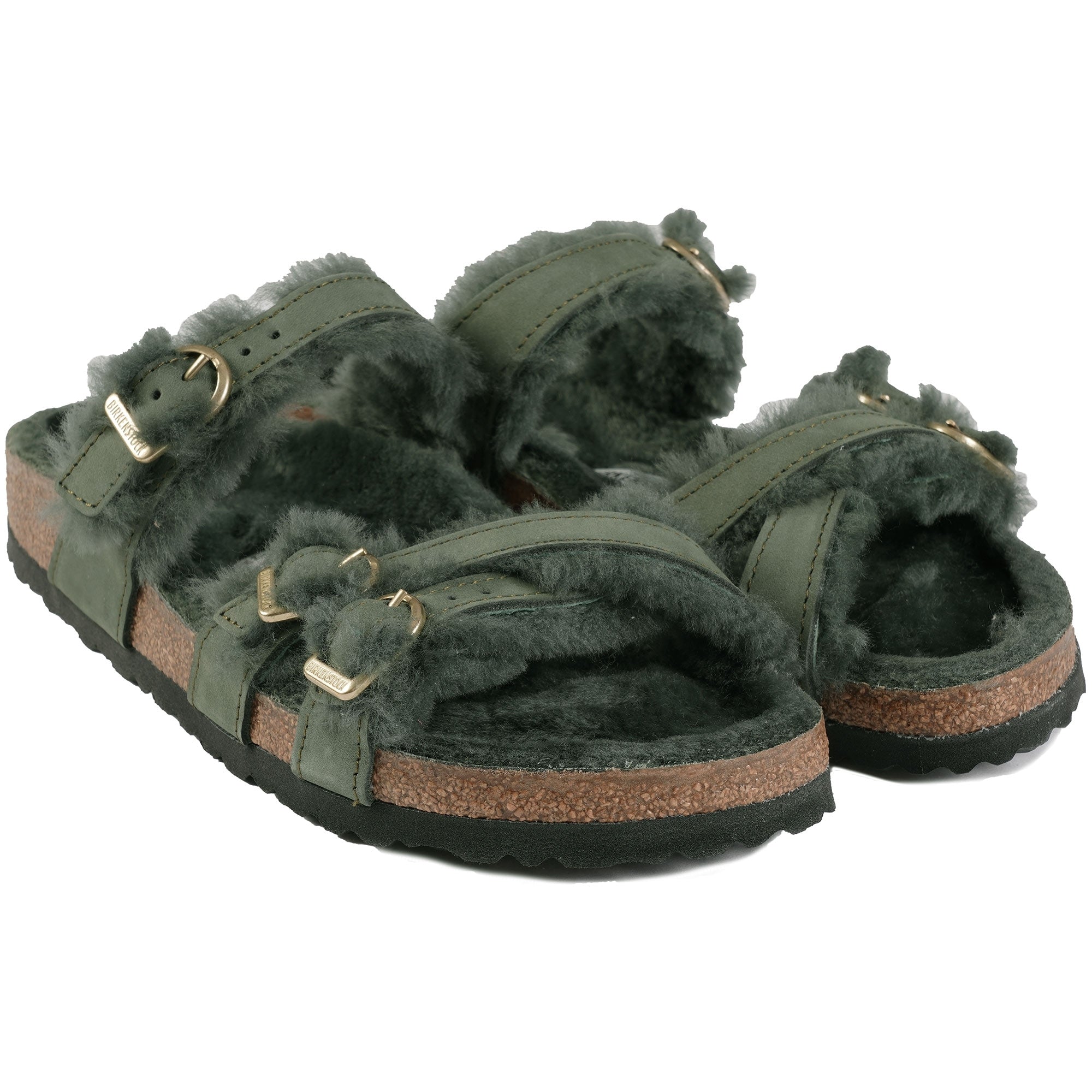Birkenstock Womens Franca Shearling - Thyme
