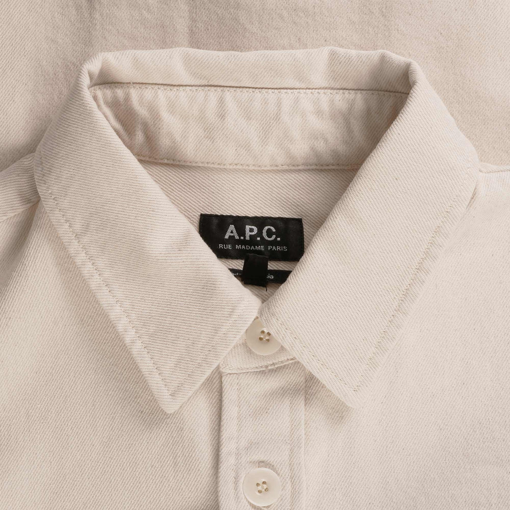 A.P.C. Basile Brode Poitrine Overshirt - Ecru