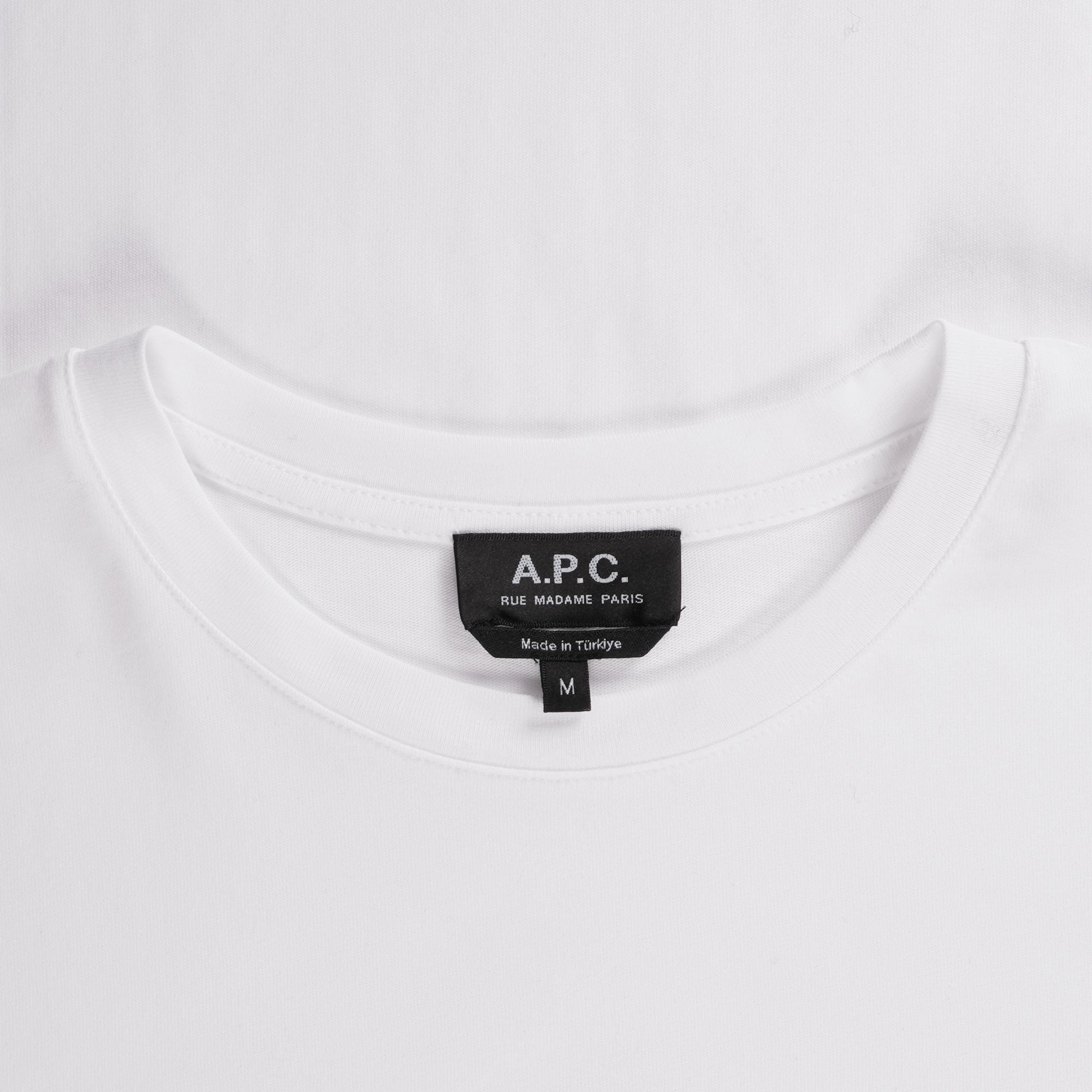 A.P.C. VPC Blanc H T-Shirt - White/Navy