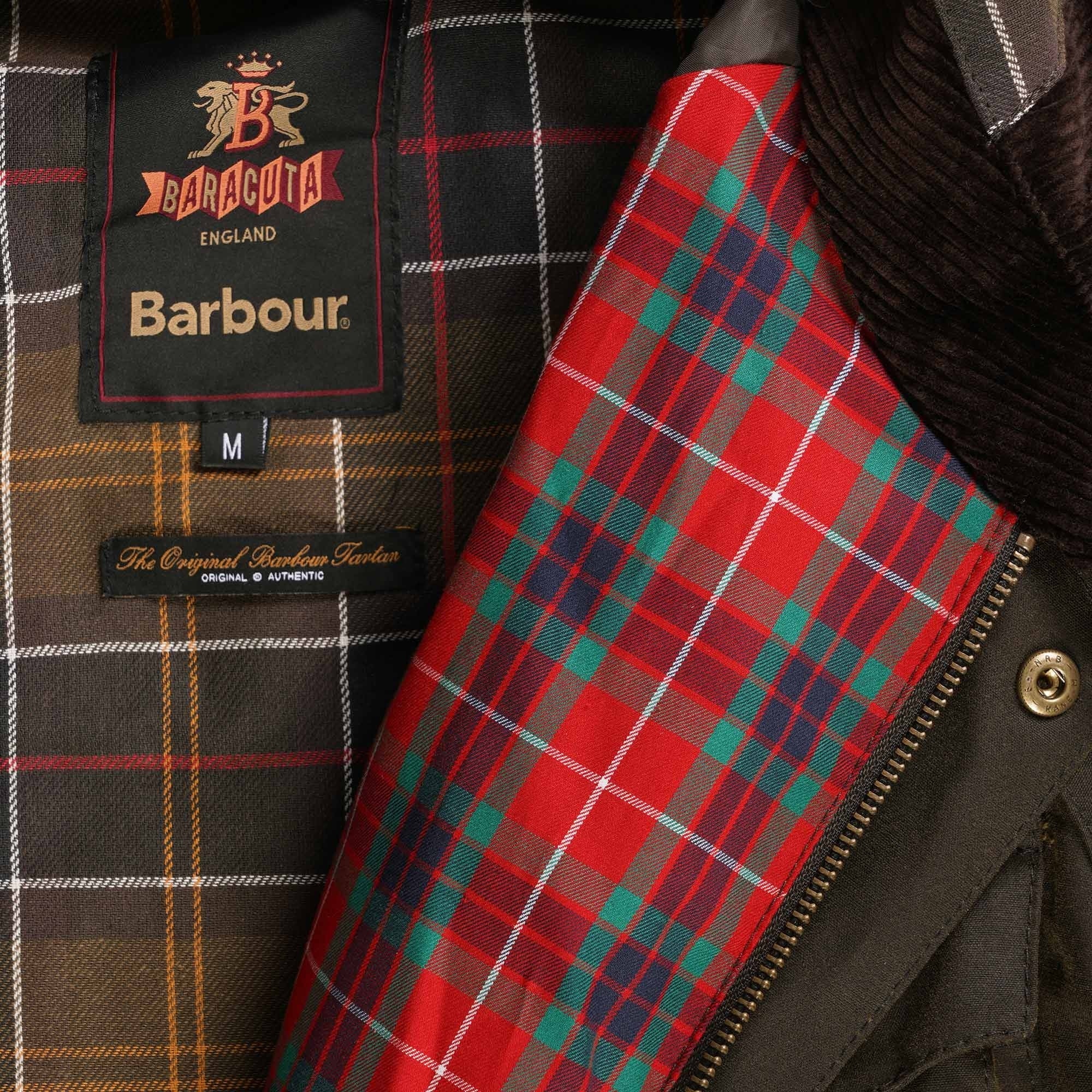 Barbour x Baracuta Clayton Wax Jacket - Olive