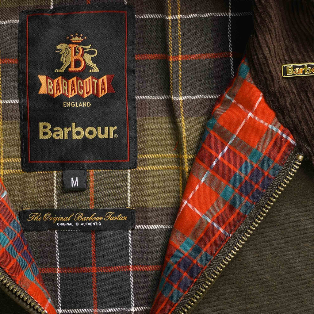 Barbour x Baracuta Brown Wax Jacket - Olive