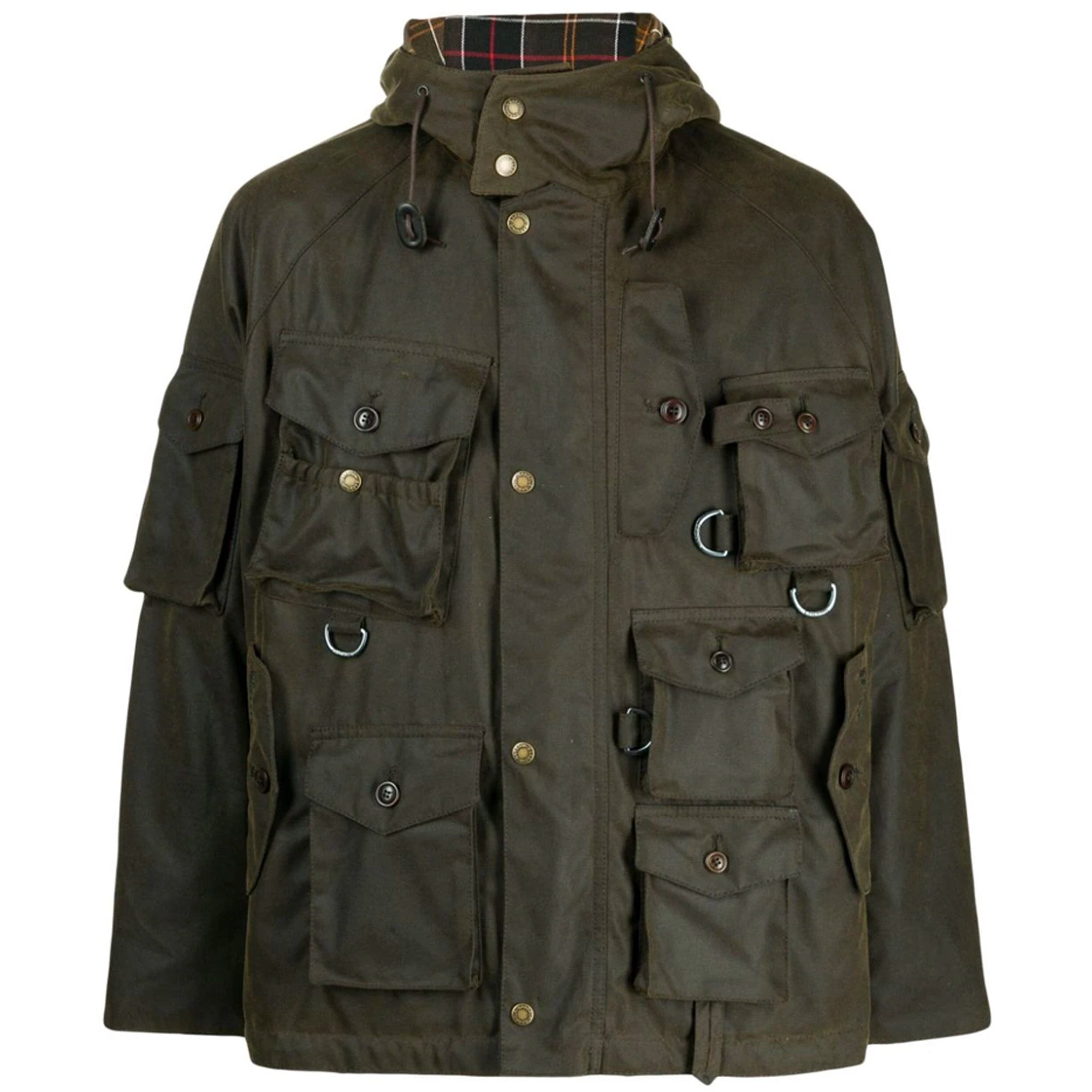 Barbour x Baracuta Clayton Wax Jacket - Olive