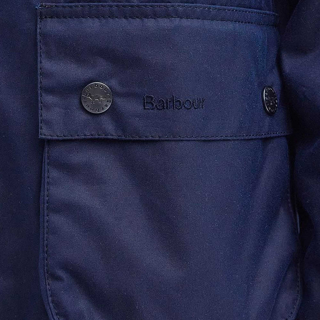 Barbour X Maison Kitsun Beaufort Waxed Jacket - Indigo