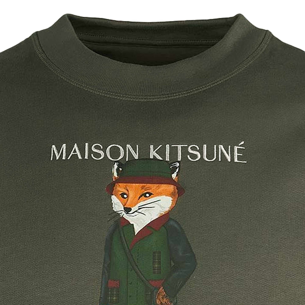 x Maison Kitsuné Beaufort Fox Sweatshirt - Uniform Green