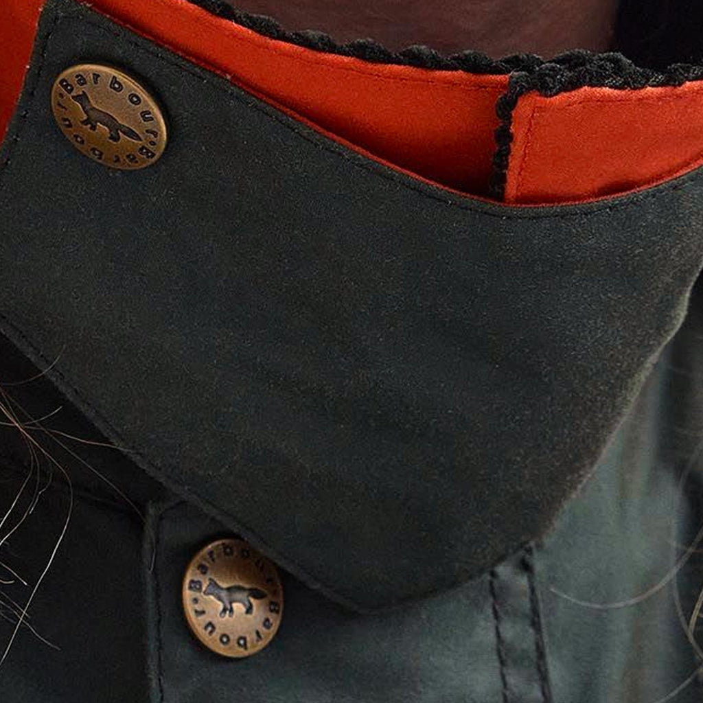 Barbour x Maison Kitsun Beaufort Patchwork Waxed Jacket - Duffle