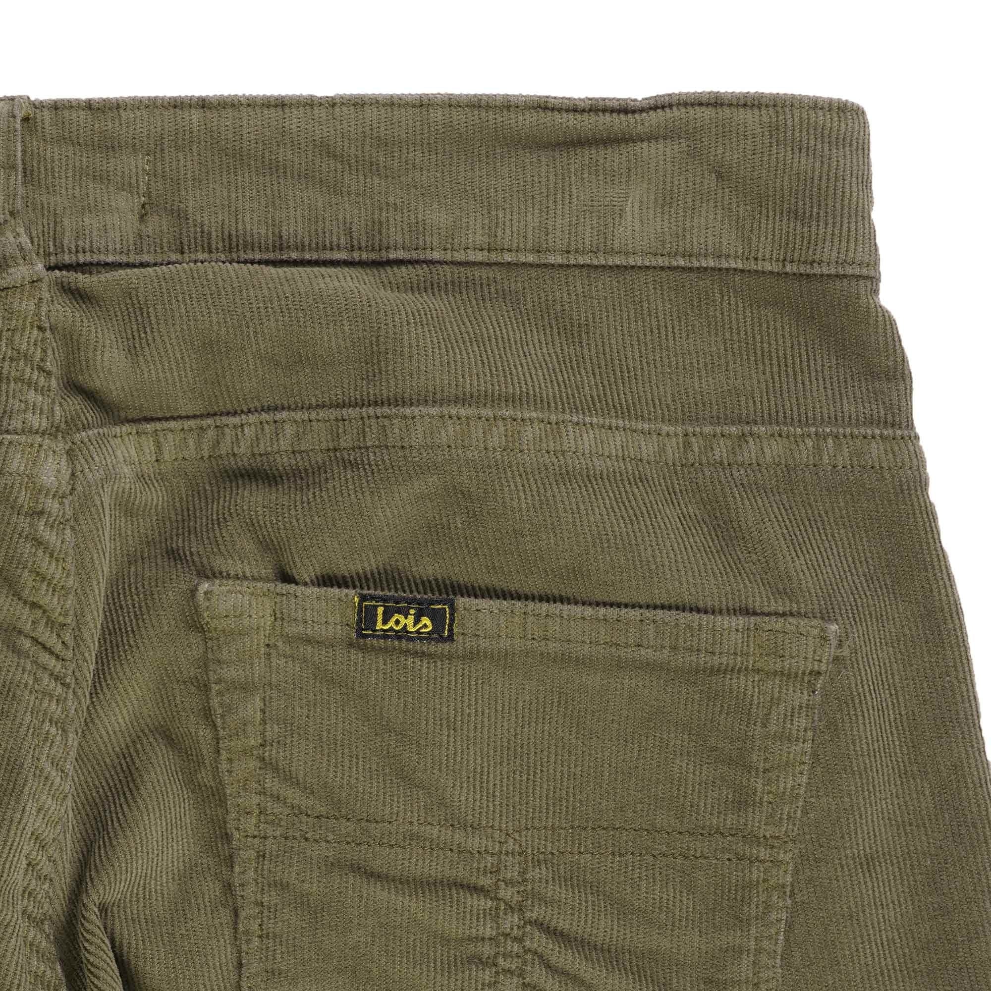 Lois Jeans Sierra Thin Corduroy Trousers - Military Olive