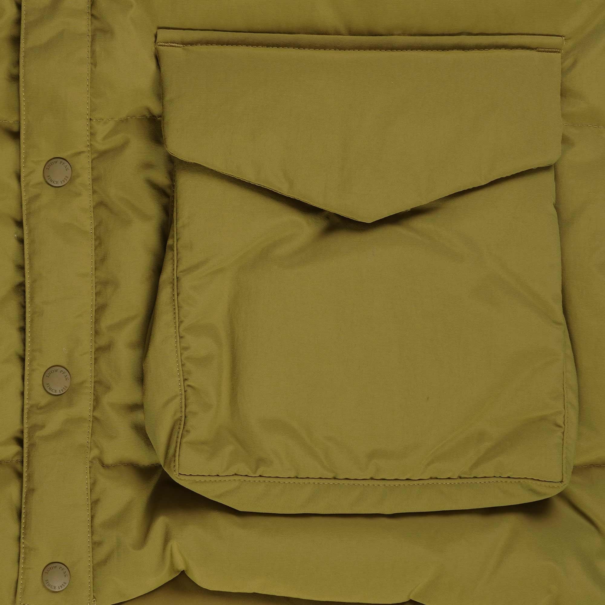 Snow Peak Recycled Down Vest - Coyote