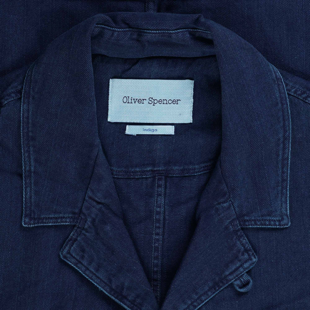 Oliver Spencer Bradwell Jacket Faye - Indigo Blue