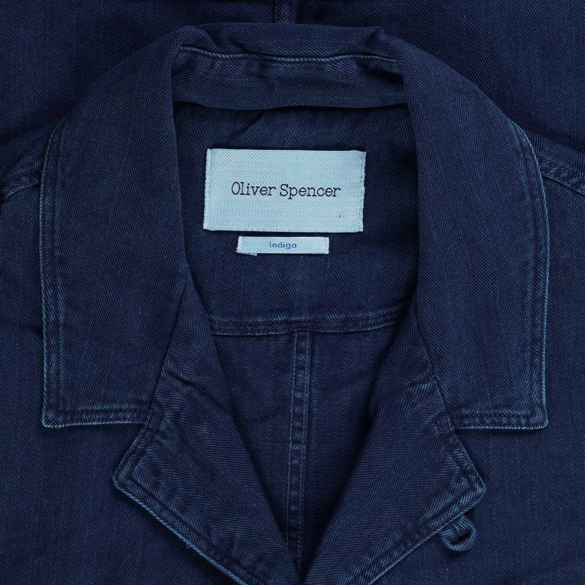 Oliver Spencer Bradwell Jacket Faye - Indigo Blue