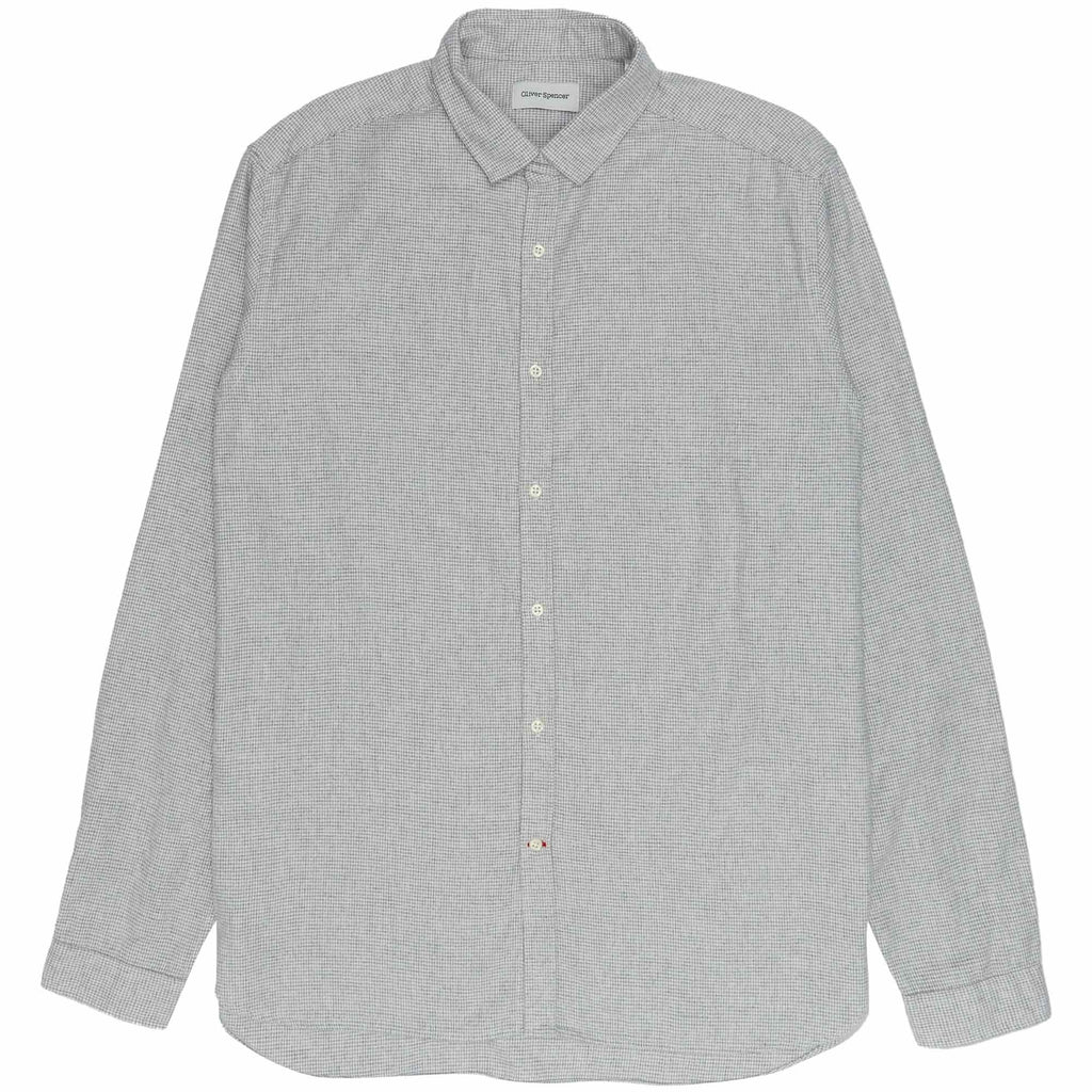 Oliver Spencer Clerkenwell Tab Shirt - Drummond Grey