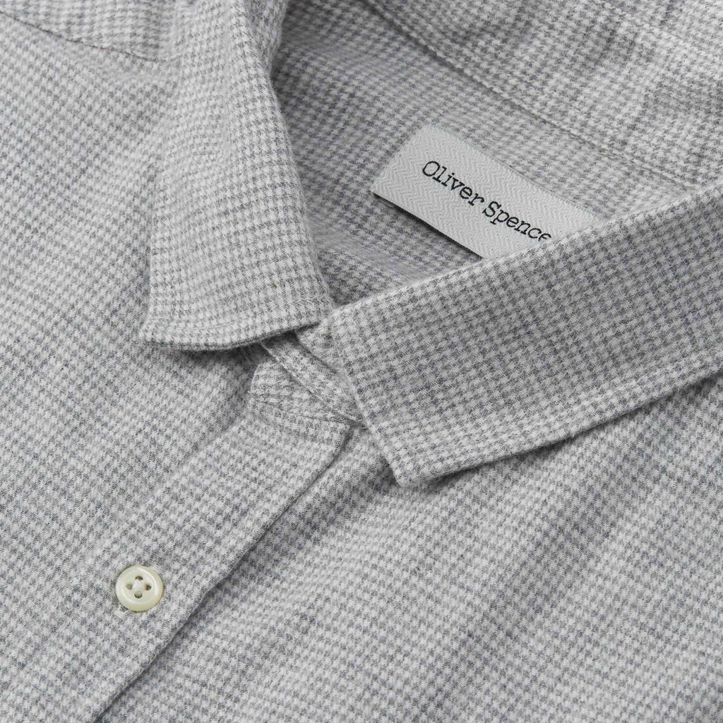 Oliver Spencer Clerkenwell Tab Shirt - Drummond Grey