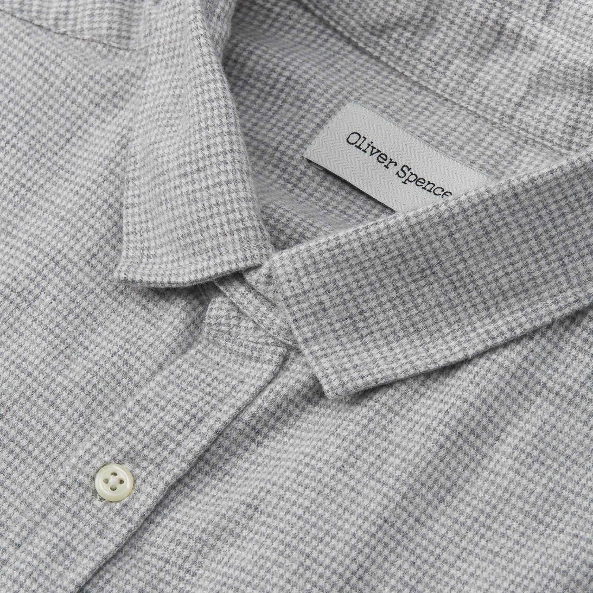 Oliver Spencer Clerkenwell Tab Shirt - Drummond Grey