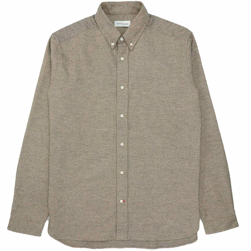 Oliver Spencer Brook Shirt - Rutherford Beige