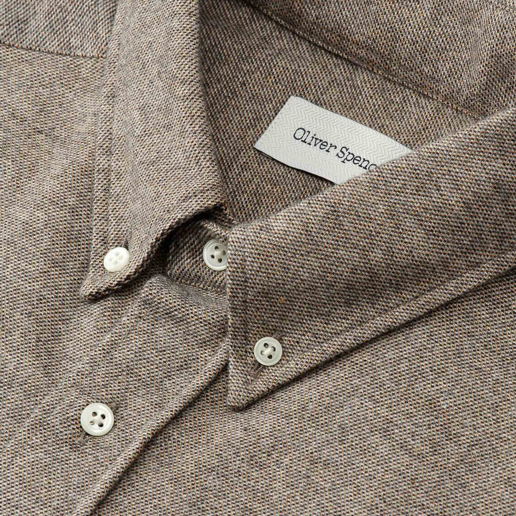 Oliver Spencer Brook Shirt - Rutherford Beige
