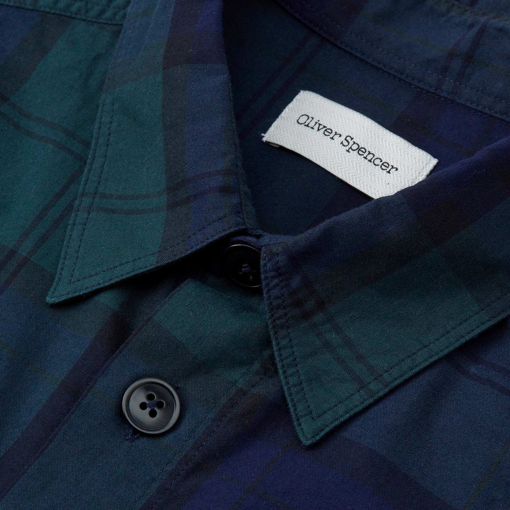 Oliver Spencer Treviscoe Shirt - Purcell Blackwatch