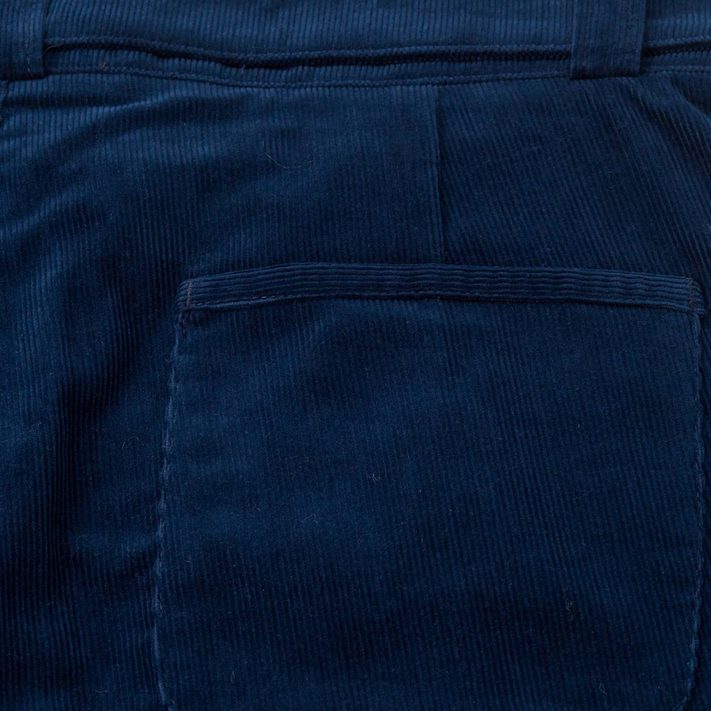Oliver Spencer Belted Trousers - Whitton Cord Navy