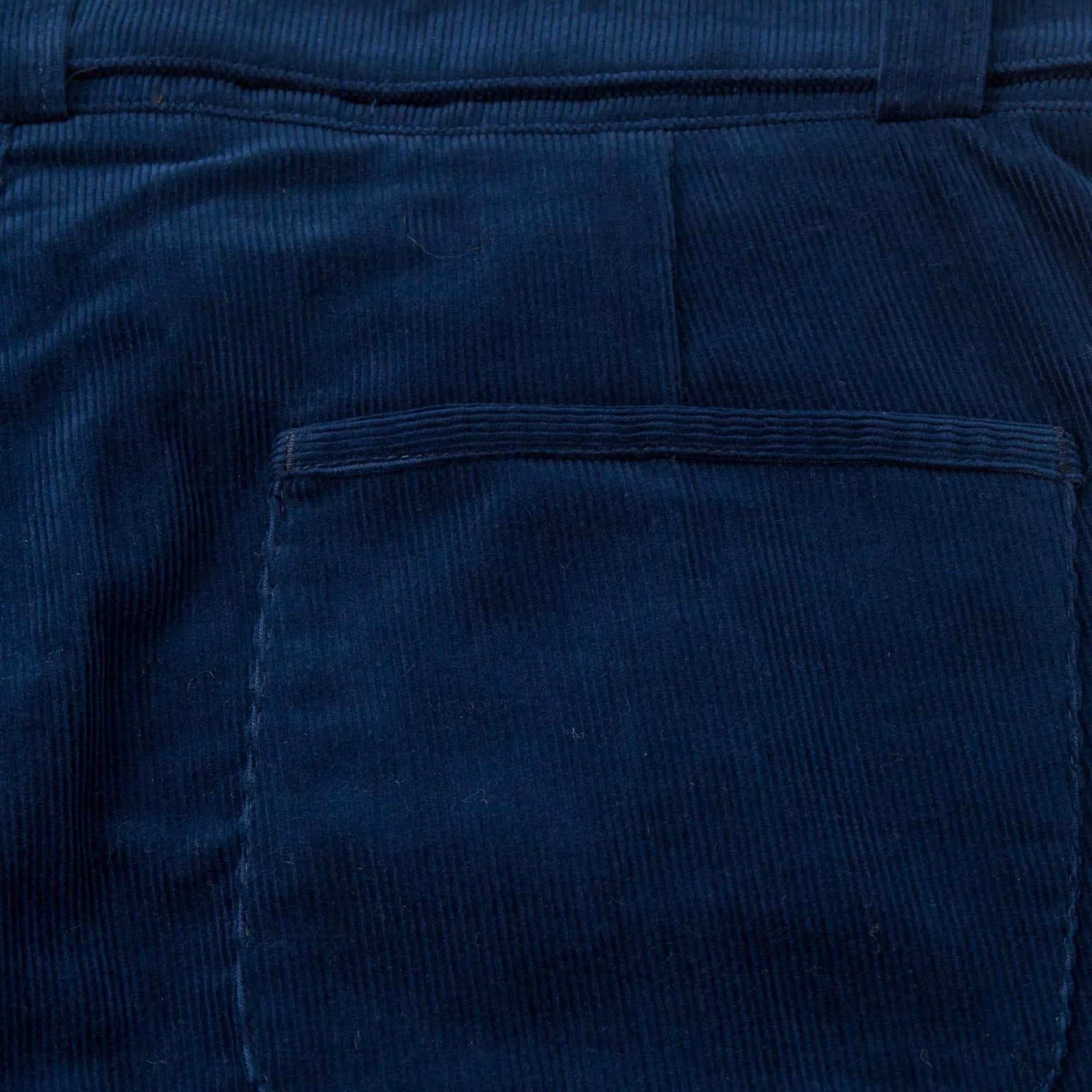 Oliver Spencer Belted Trousers - Whitton Cord Navy