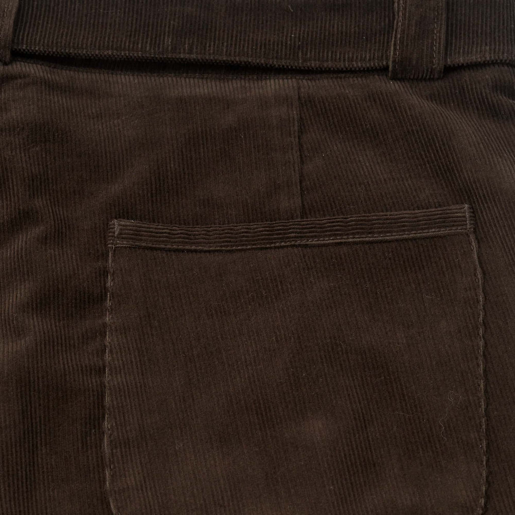 Oliver Spencer Belted Trousers - Whitton Cord Brown