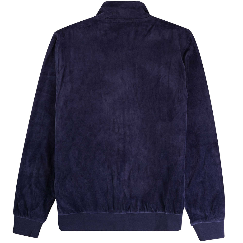 Fila Vintage Marc Velour Track Top - Fila Navy