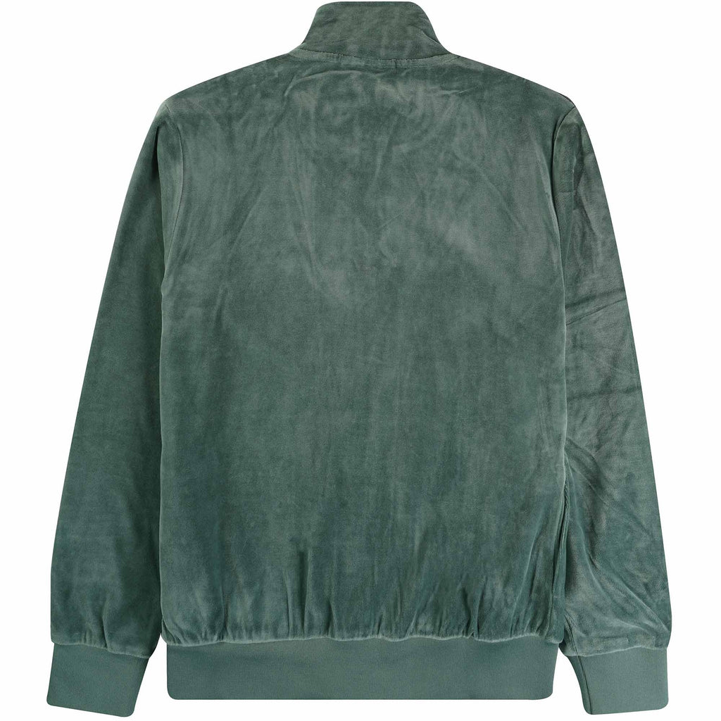 Fila Vintage Marc Velour Track Jacket - Dark Forest