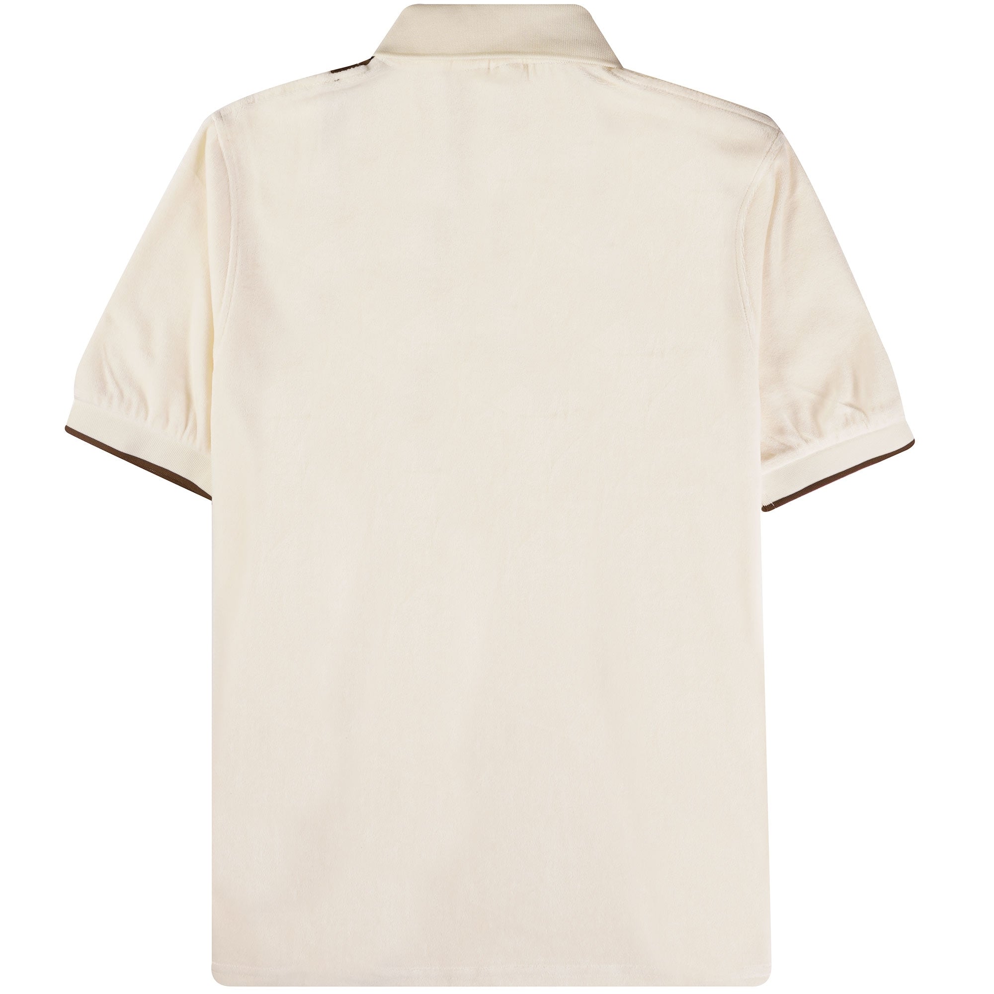 Fila Vintage Terra Colour Blocked Velour Polo - Gardenia
