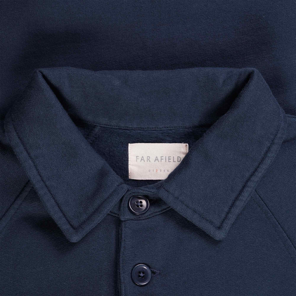 Far Afield Bernado Rugby Sweatshirt - Insignia Blue