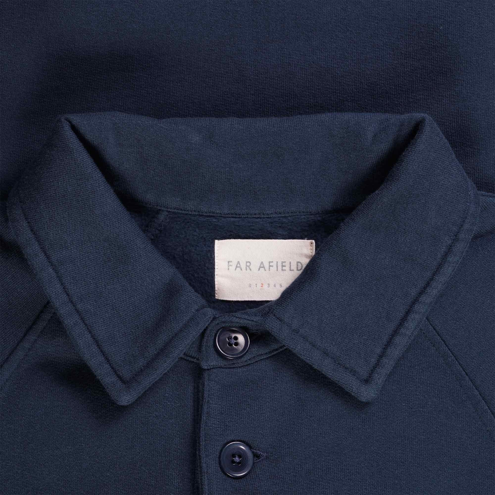 Far Afield Bernado Rugby Sweatshirt - Insignia Blue