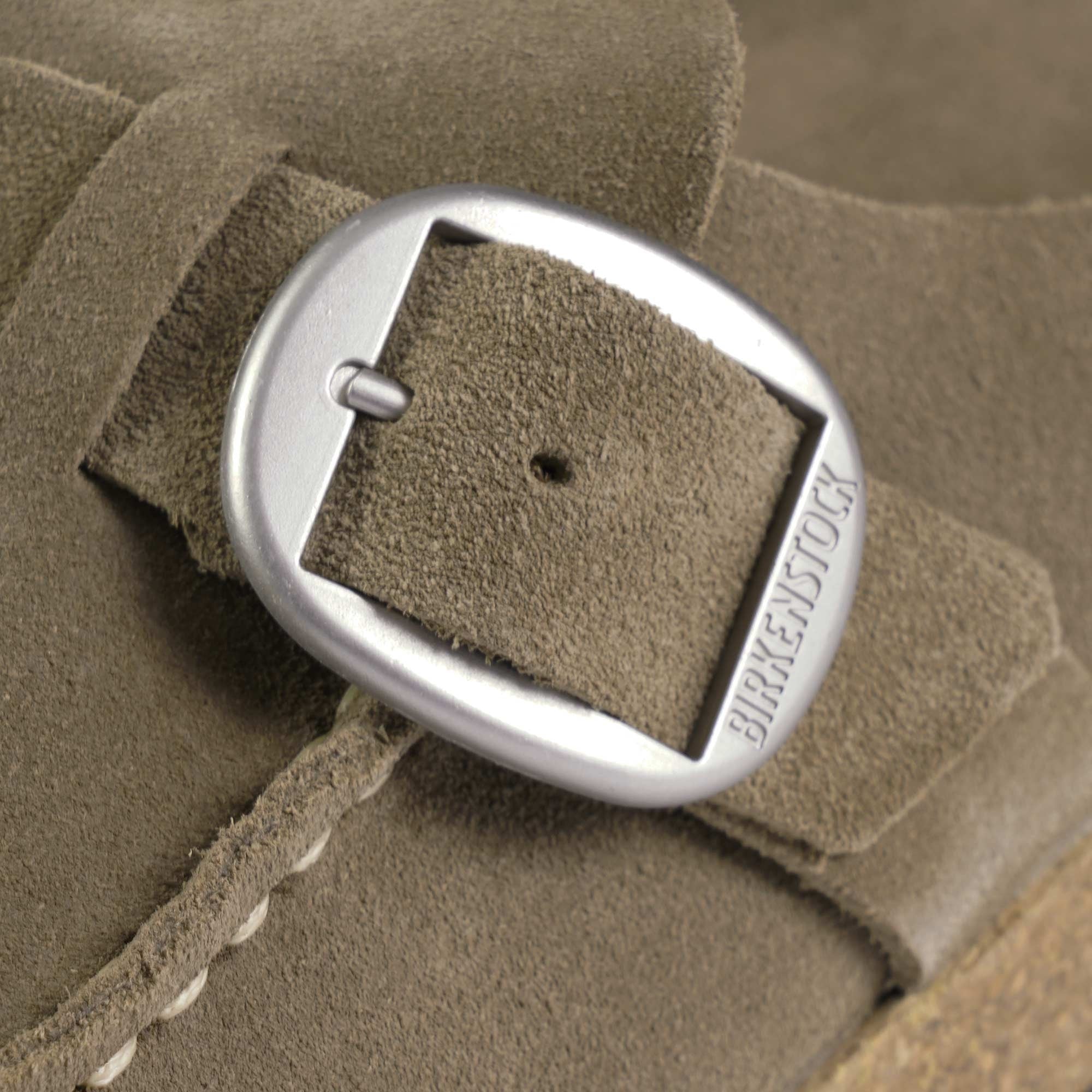 Birkenstock Womens Buckley - Gray Taupe