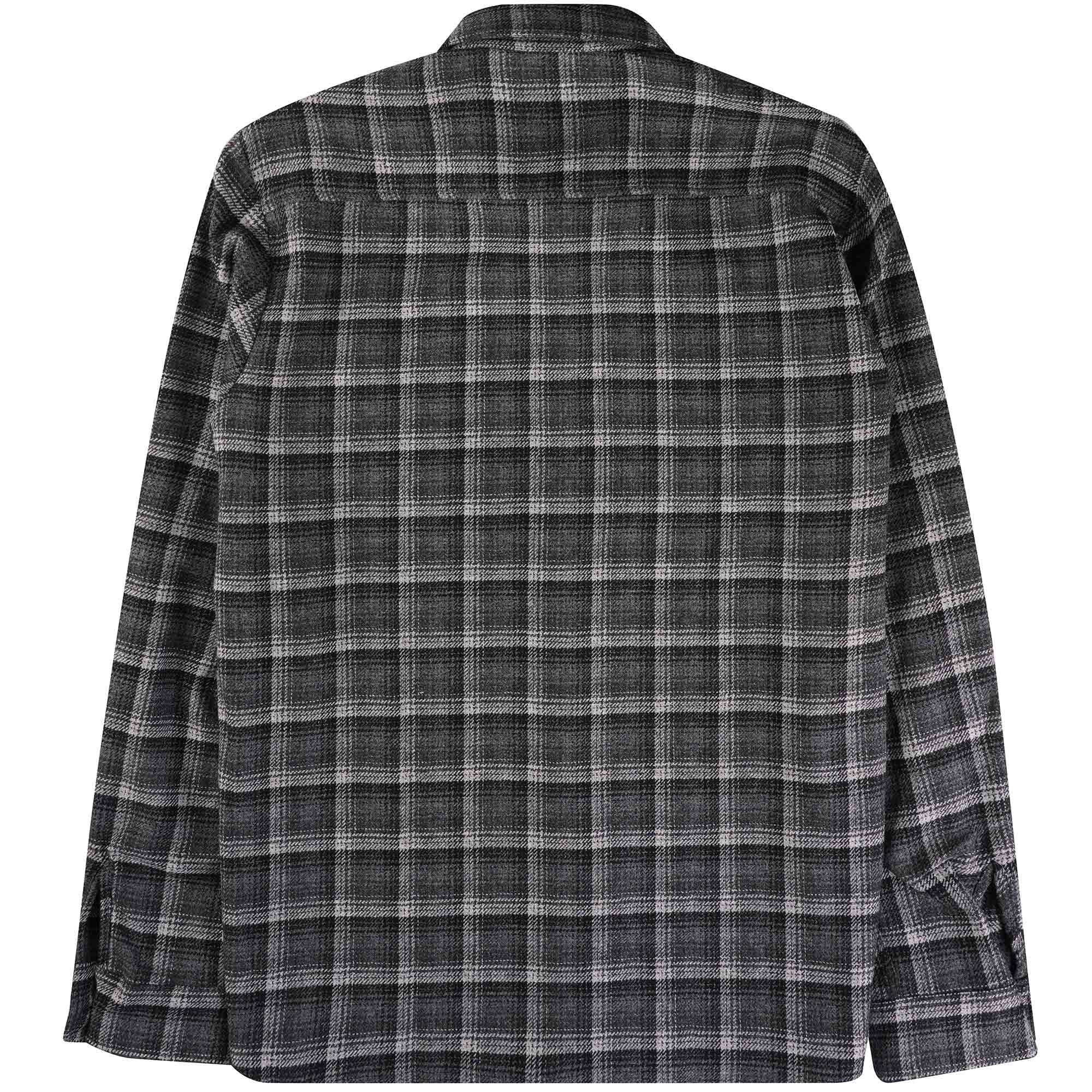 A.P.C. Trek Check Overshirt - Anthracite